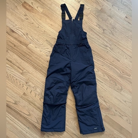Lands' End Other - Lands End Squall Waterproof Insulated Iron Knee Ski Snow Bib Navy Blue Sz 8 Slim